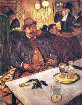  Henri  Toulouse-Lautrec M. Boileau Au Cafe oil painting image